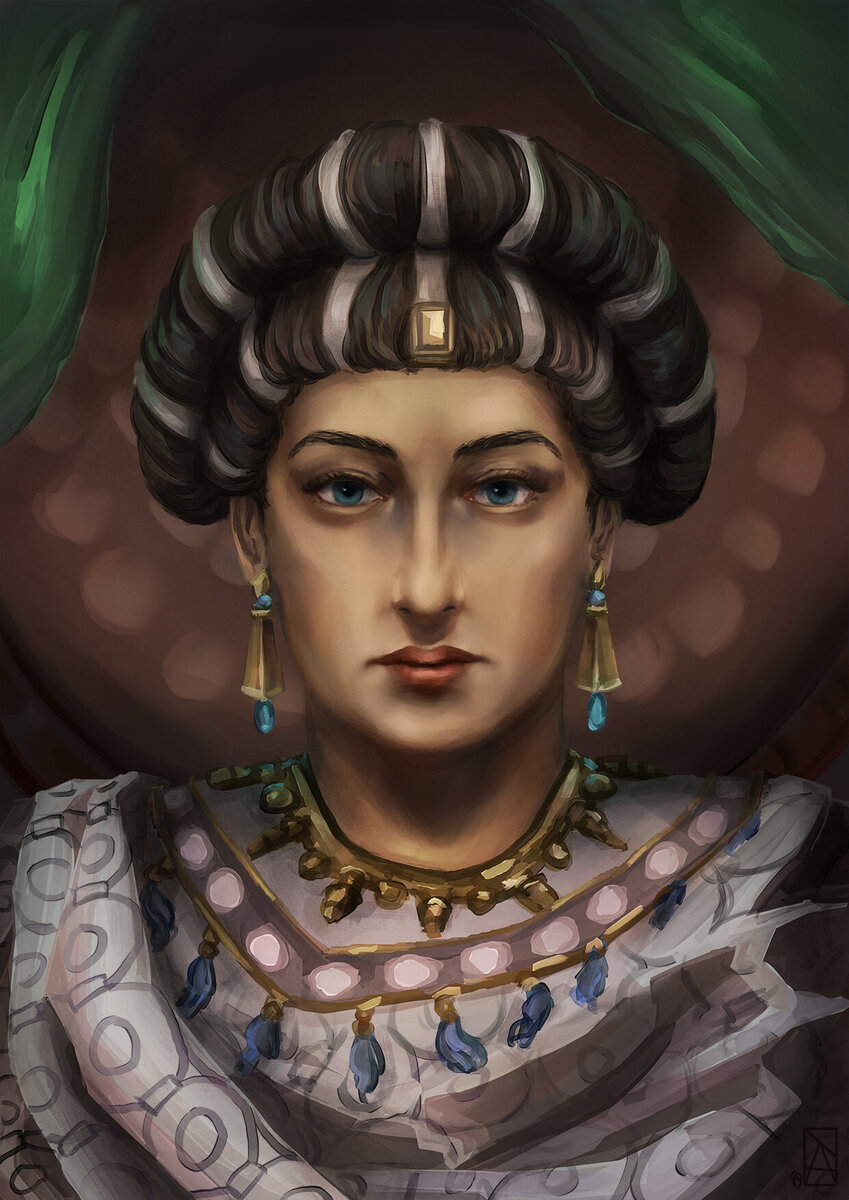 Византийская императрица Феодора / © Nicole Abramczuk / krasnapolka.artstation.com