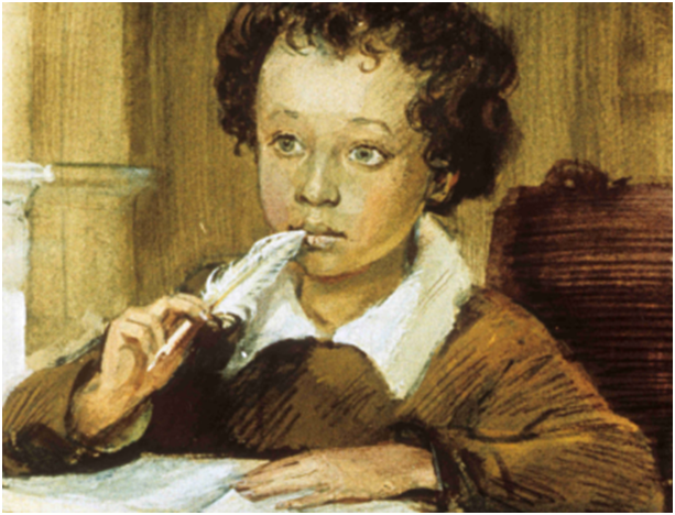 Портрет А.С. Пушкина в детстве