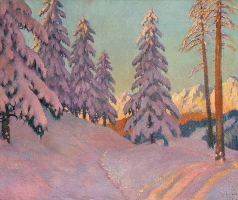 Михаил Гермашев «Лиловый снег», начало ХХ века