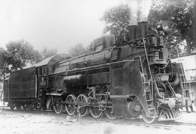 Паровоз типа 1-5-0 серии Лк №4276 