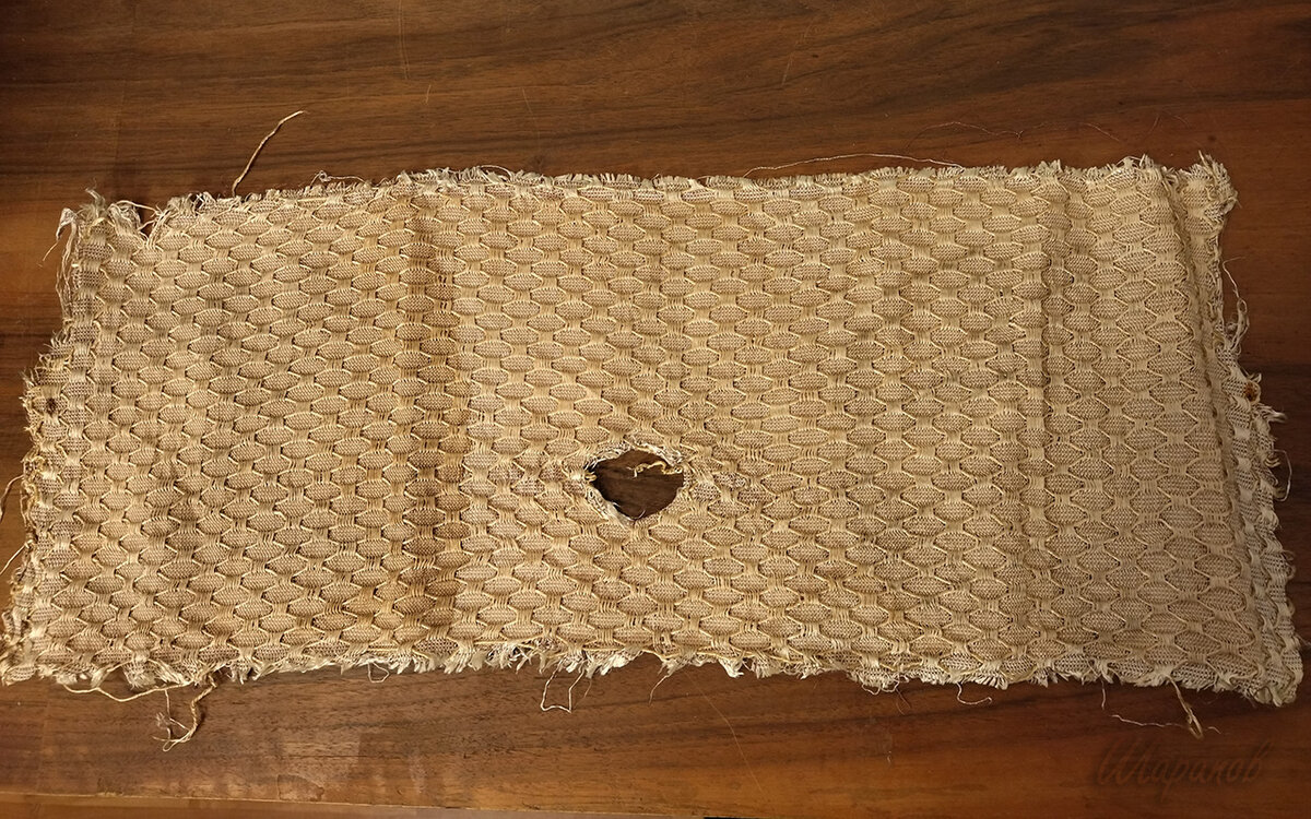 Так выглядит ткань после стирки вручную.