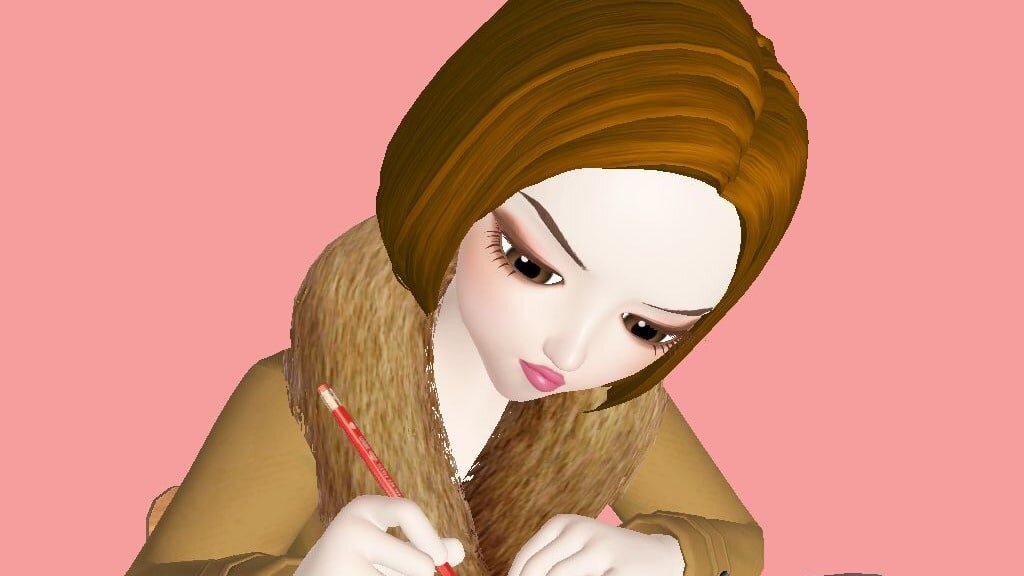 это мой мультяшный помощник Милочка