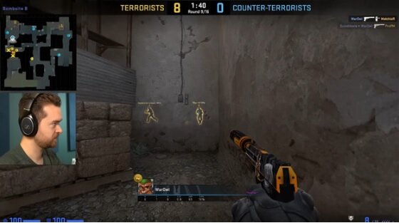 Прострел на Dust II