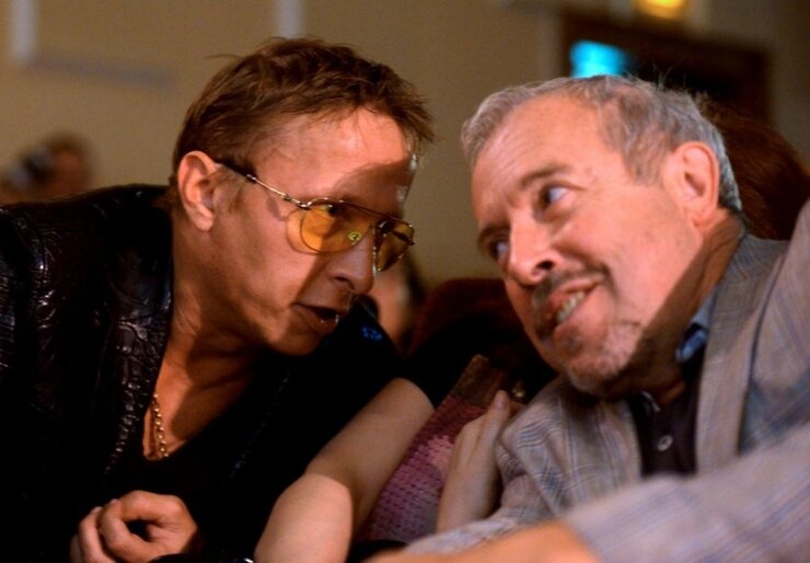 Иван Иванович Охлобыстин и вокалист группы Машина Времени