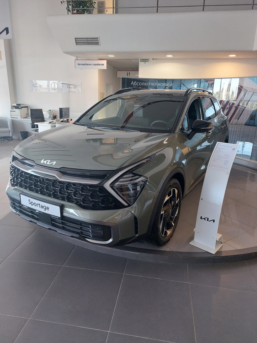 Новый Kia Sportage 2022 салон