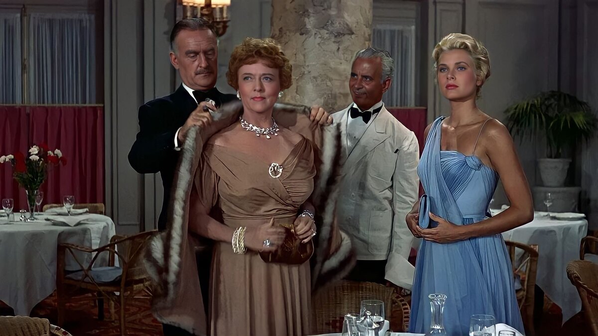 Кадр из фильма «Поймать вора», 1955, режиссер  Альфред Хичкок
