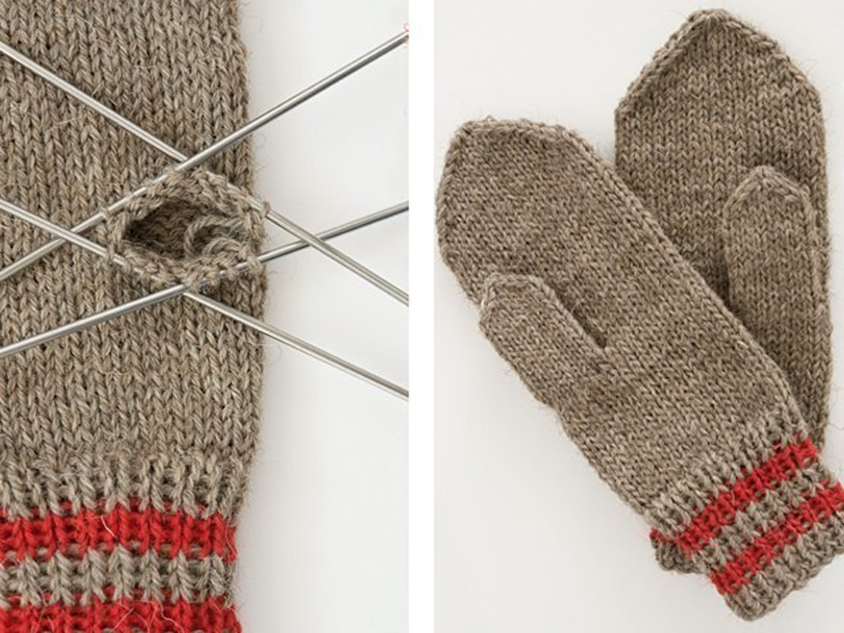 Варежки своими руками.