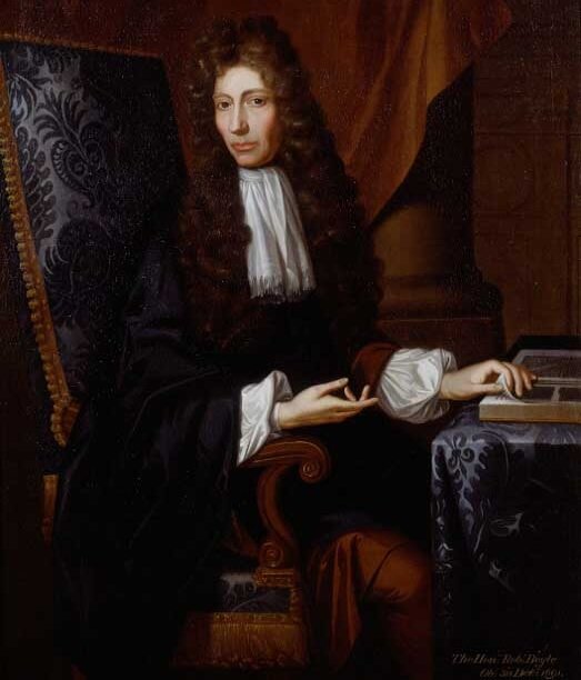 Одно из самых известных изображений (портретов) Роберта Бойля (1627-1691)
