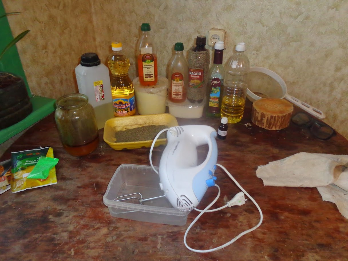 набор масел для работы