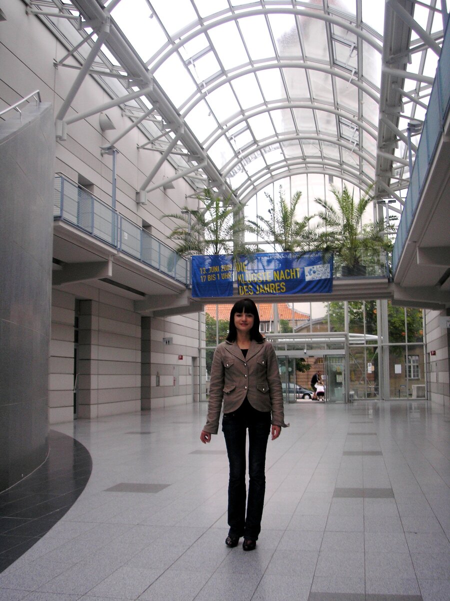 Марина в клинике Шарите (фото автора)