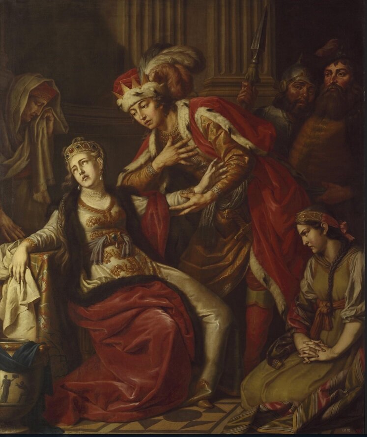 Антон Лосенко "Владимир и Рогнеда", 1770.