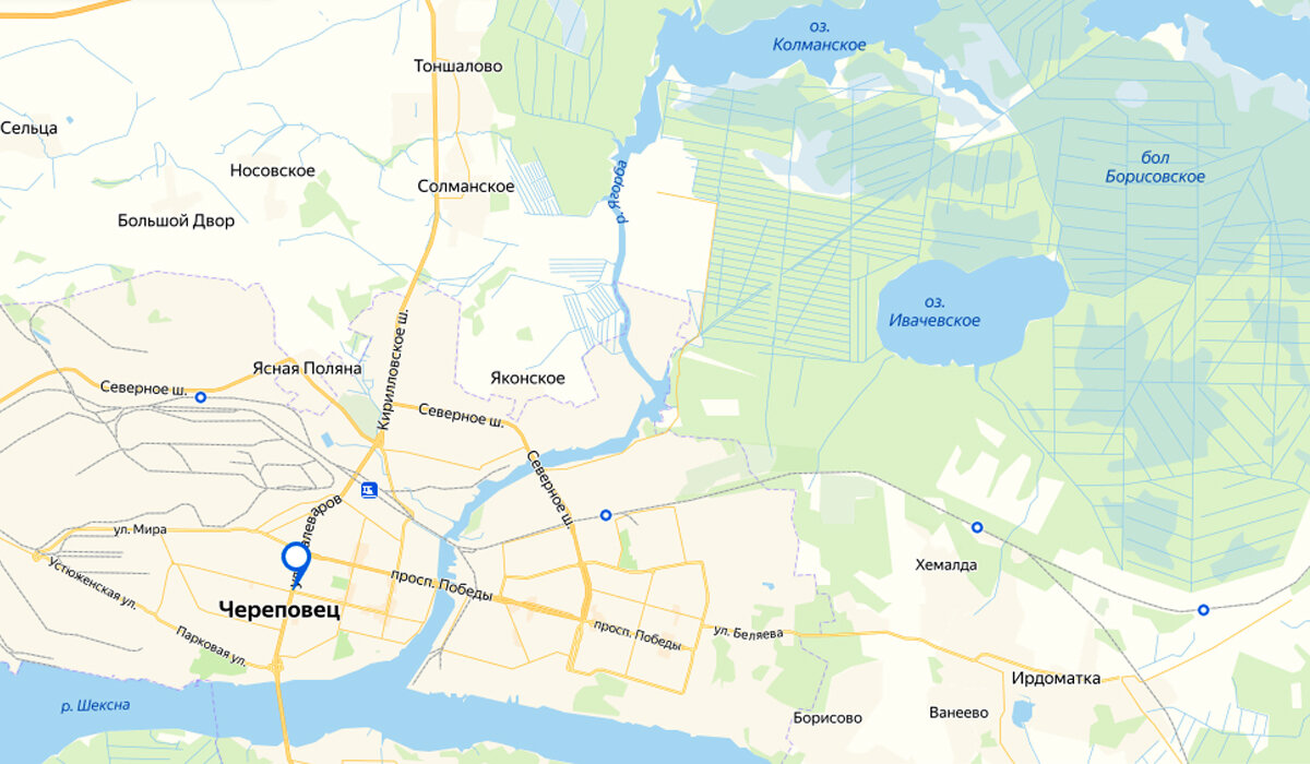 Карта ирдоматки город череповец