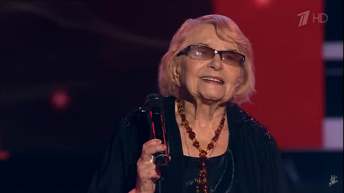 Дина Юдина на шоу Голос 60