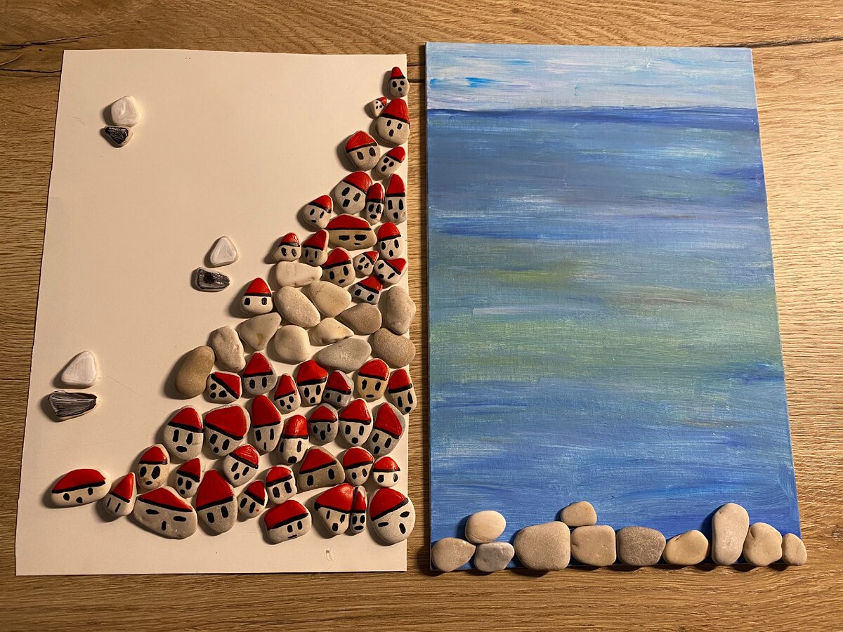 Игры из морских камней