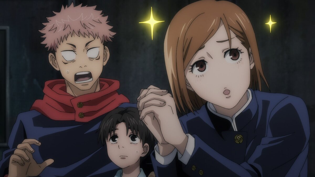 Jujutsu kaisen animation. Магическая битва аниме Кайсен. Аниме ДЖУДЖУТСУ Кайсен. Юдзи Нобару. Юдзи Мэгуми Нобара.