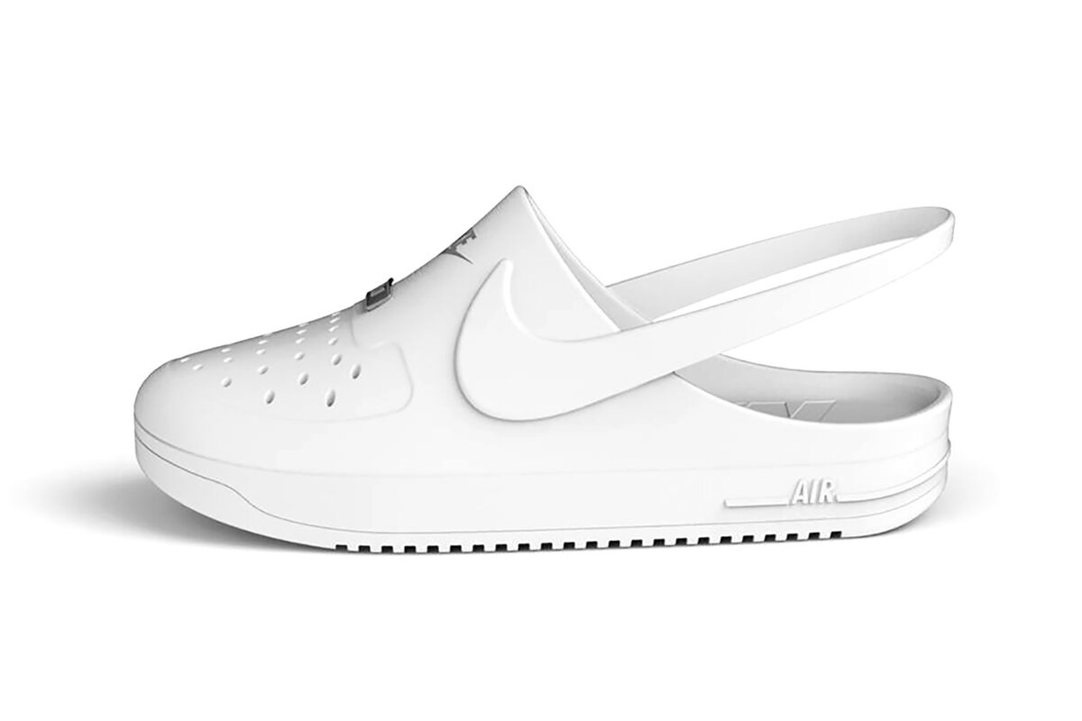 Коллаб The Crocs x Nike Air Force 1
