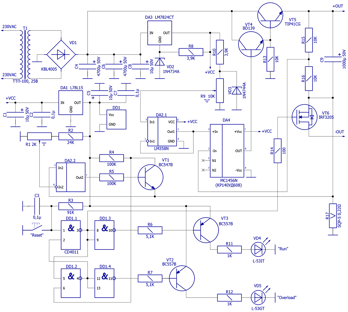 Rd dps5020 схема принципиальная