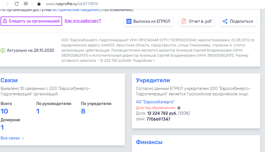 Скрин мой. Смотрите учредителей