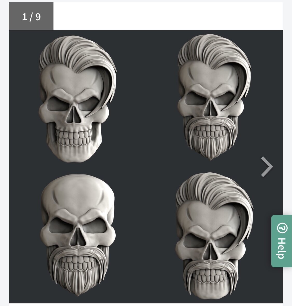 3d модель черепов