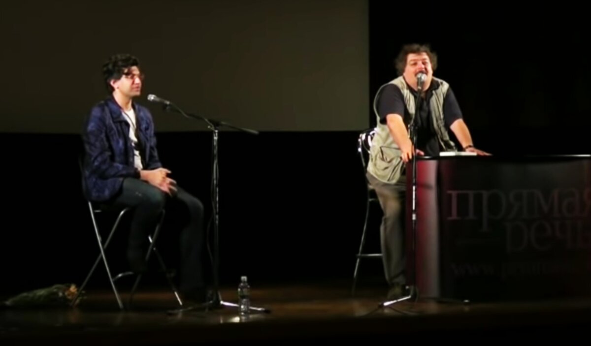 Лекторий Прямая речь 2014г.      "Д. Быков с рыбалки."