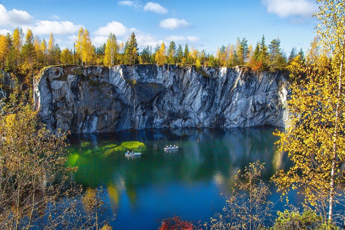 Рускеала мраморный каньон. Фото из личного архива автора