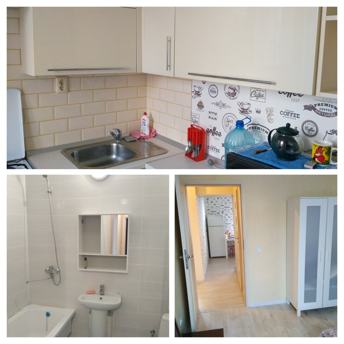 Нехитрый ремонт - и квартира под сдачу готова.