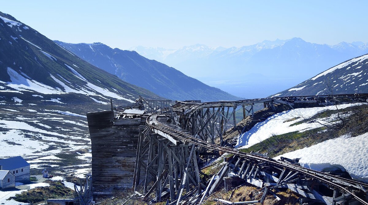Разрушенная железная дорога