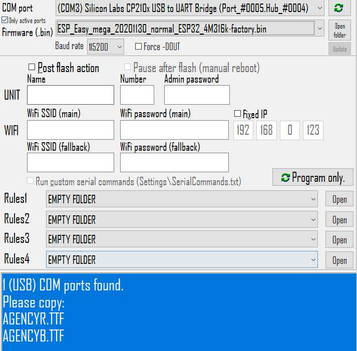 Esp32 прошивка