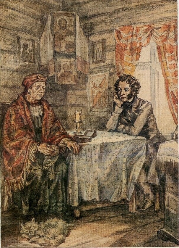 Ю.В.Иванов. Пушкин и няня