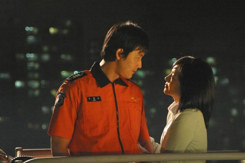 Чон У Сон и Лим Су Джон в фильме "Грустное кино"