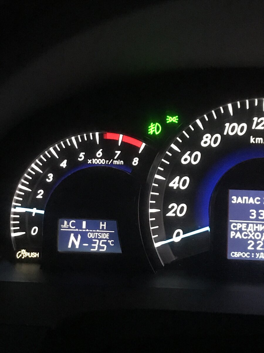 Ниже 35 не показывала