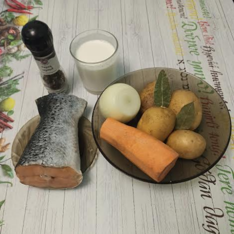 Продукты для ухи по-фински