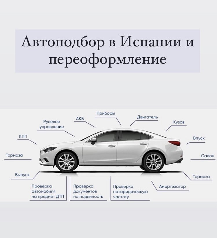 Авто в Испании