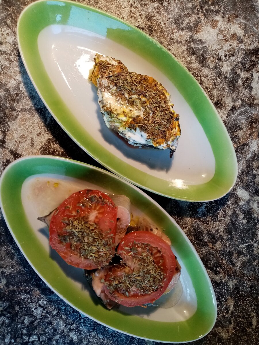 Запеченный лосось