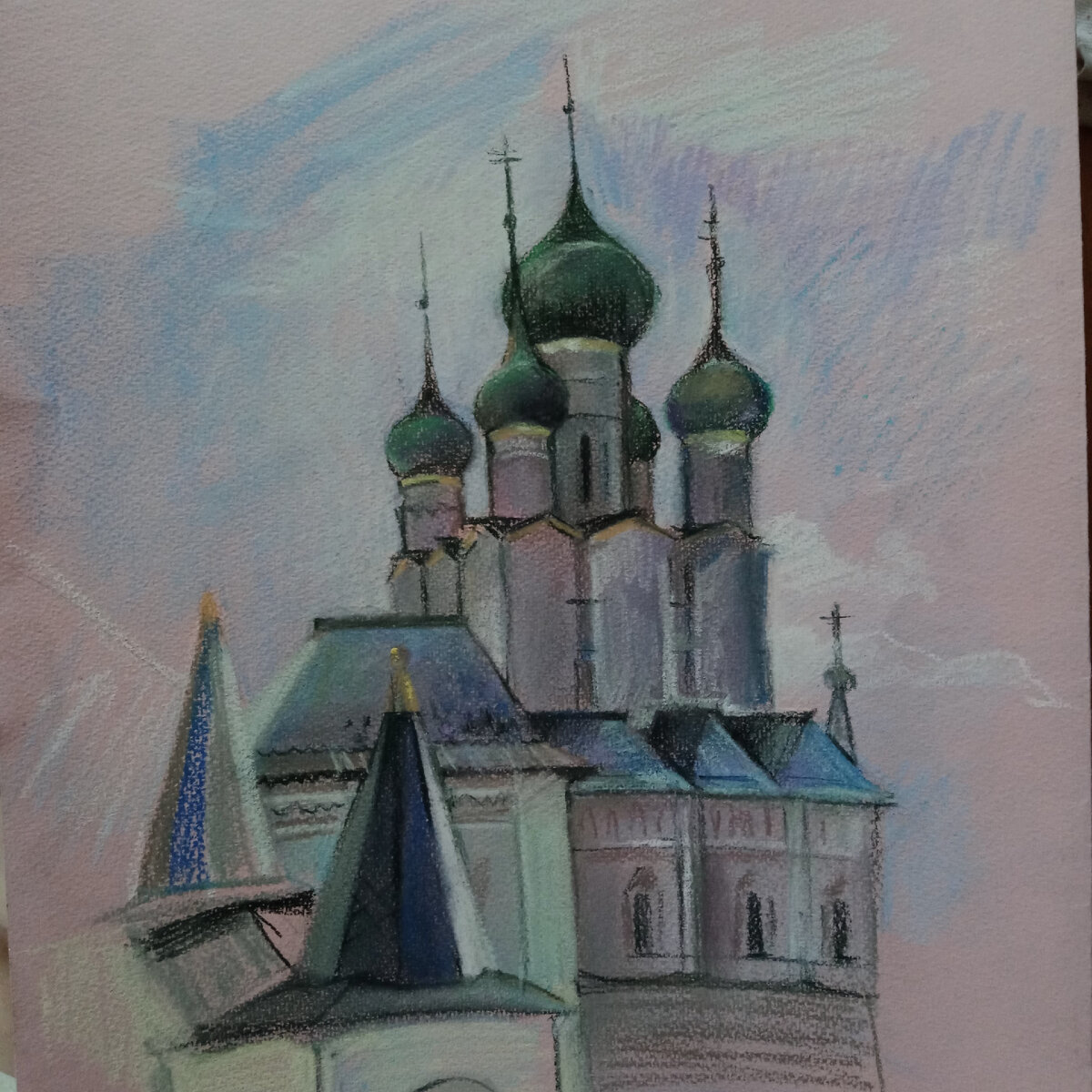 Зарисовка Ростовского кремля