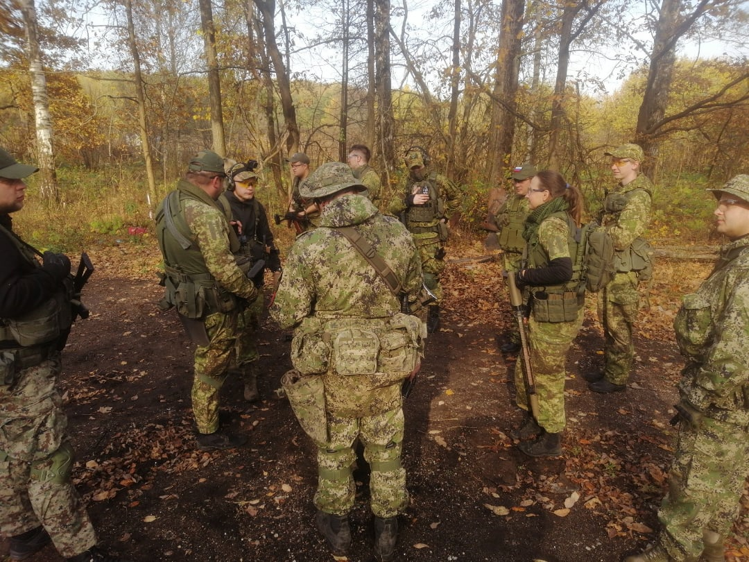 Тренировка команды в Подольске. Октябрь 2020.