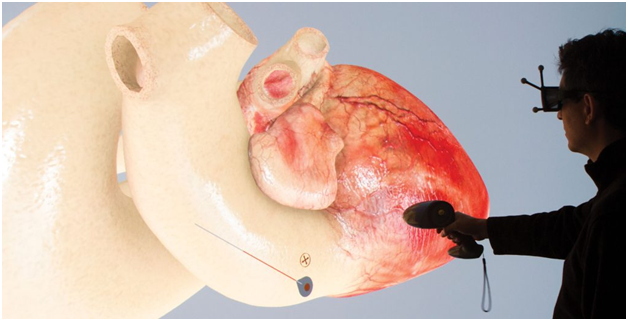 Благодаря многопараметрической физической модели Living Heart («Живое сердце») исследователи и хирурги могут погрузиться в любой из аспектов бьющееся сердца — даже посмотреть на него изнутри. (Изображение © Dassault Systèmes) 