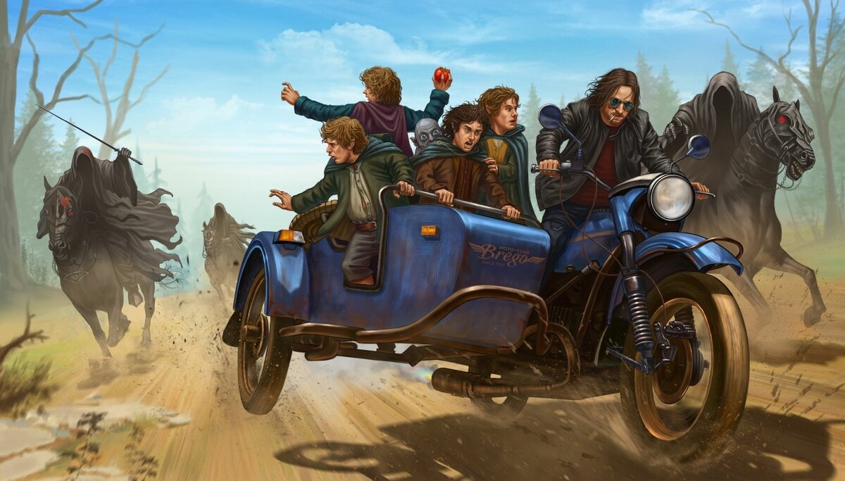 Карикатура на "Властелина колец" с Safereactor