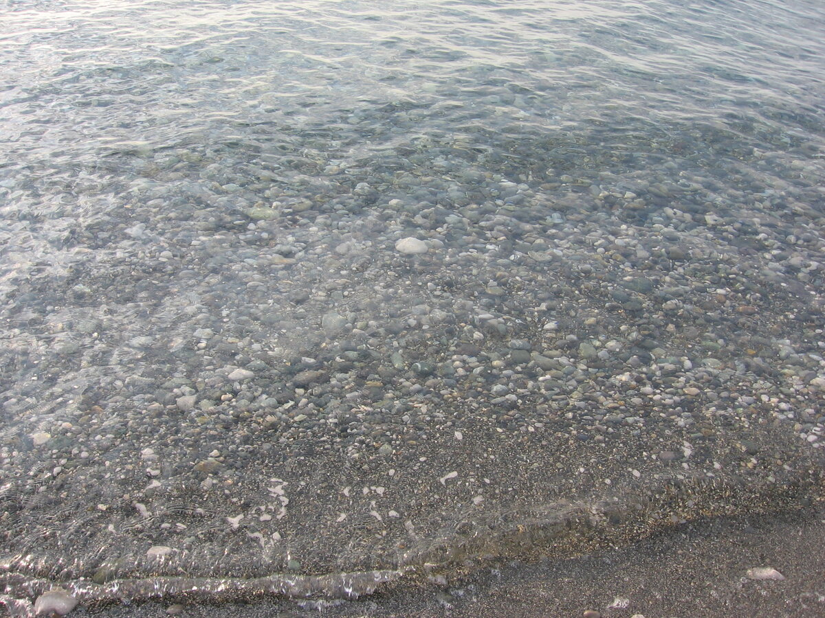 Фото автора статьи  Чёрное море в Новом Афоне