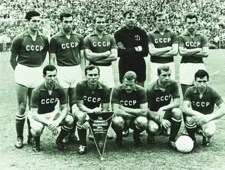 Сборная СССР в финале Евро-1964 / footballinussr.fmbb.ru