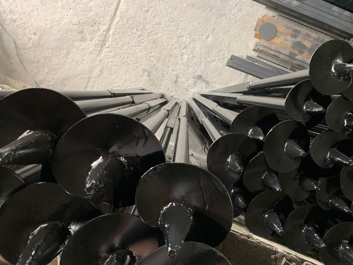 Сварные винтовые сваи