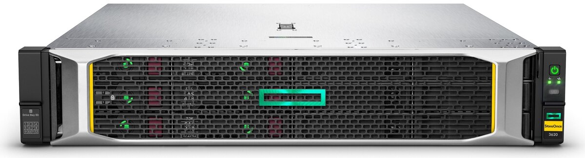 HPE StoreOnce 3620 вид спереди с фальшь-панелью