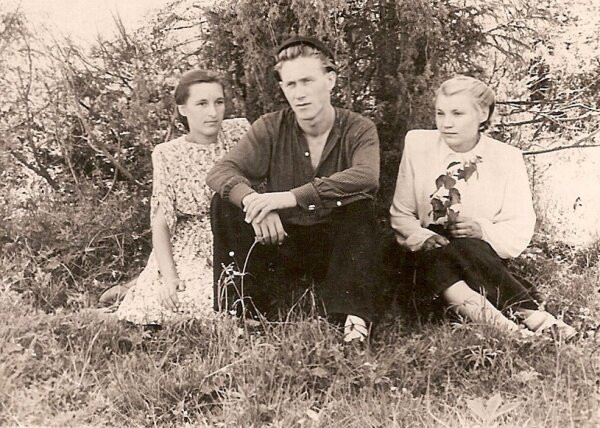 Село Афанасьевское Ачитский район Свердловской области. Неизвестный автор, 1952 год, 1952 год, из архива Юлии Антоновой.