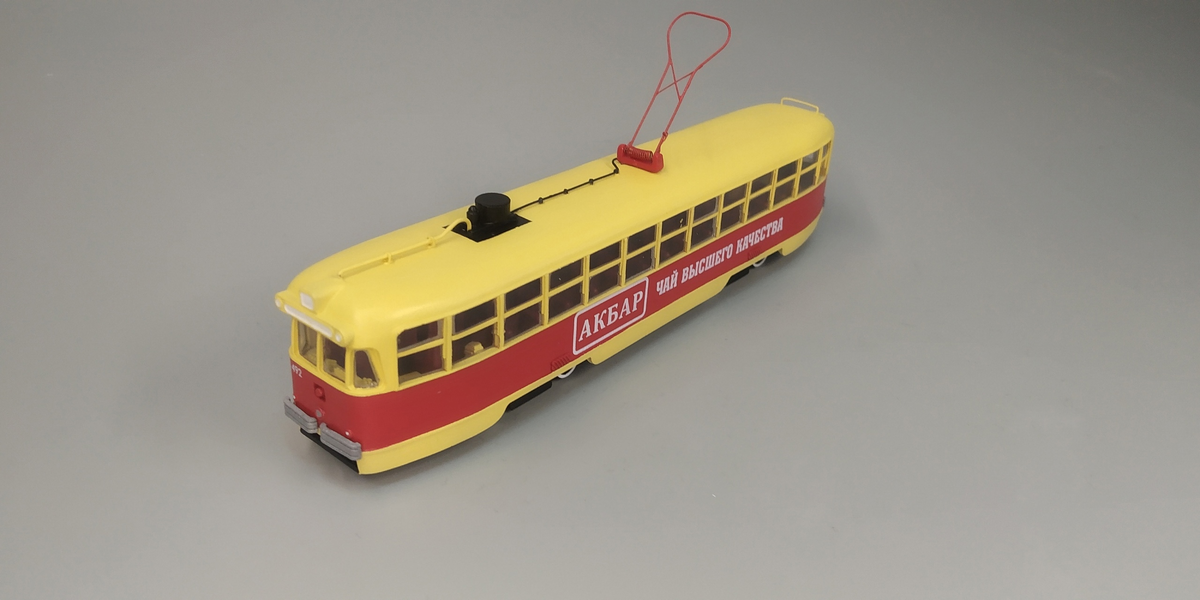 Модель трамвая РВЗ-6М2, конверсия "BY Models"