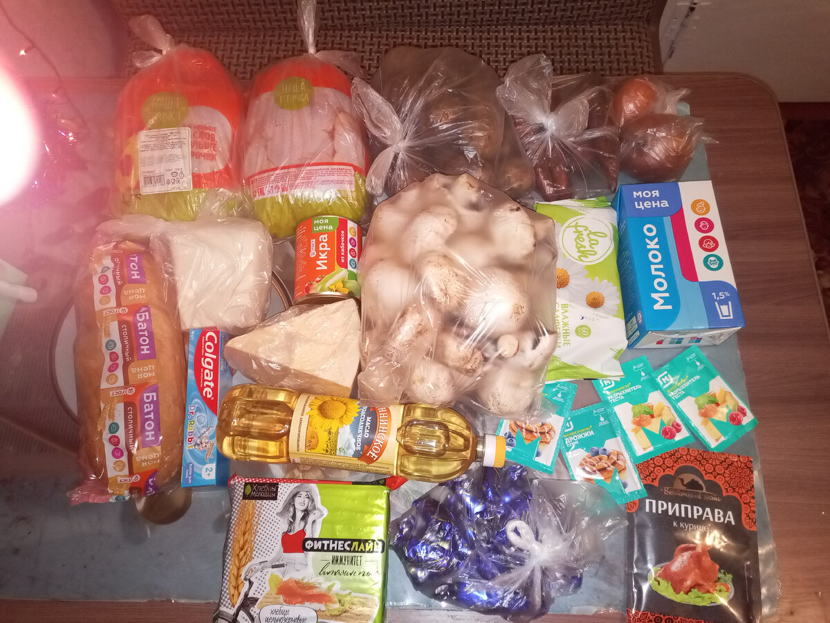 Покупки с магазина 