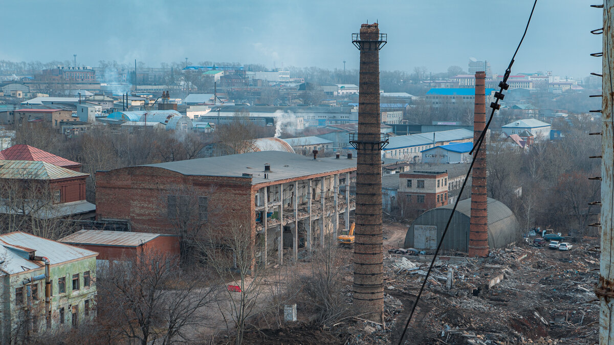 Заброшенный уфимский электроламповый завод