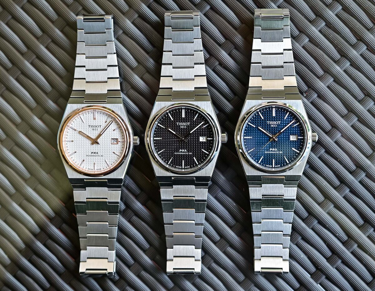 Механические Tissot PRX, представленные сравнительно недавно