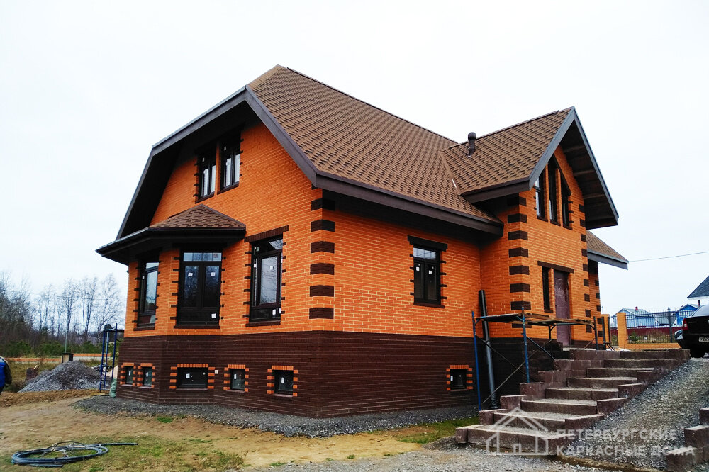 Каркасный дом отделка