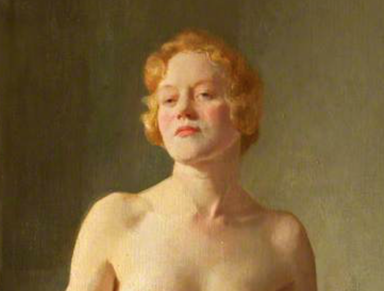 Обнаженная, Джеральд Фестус Келли, Ньюпортский музей