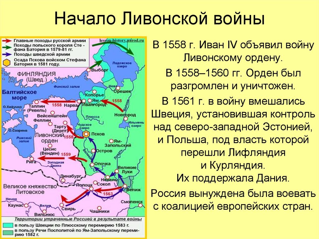 Какое влияние на ход ливонской. Война с Ливонским орденом 1558 1583. Ивана Грозного Ливонскую войну (1558-1583). Внешняя политика Ивана 4 Западное Ливонская война.. 1558 Начало Ливонской войны